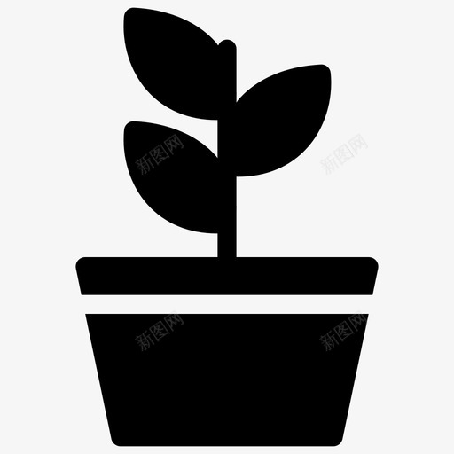 植物叶子树叶图标svg_新图网 https://ixintu.com 叶子 实心图标 形状 标志 树叶 植物 电力 盆栽 自然 自然实心