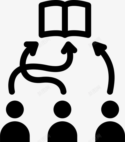 学习途径书籍方向图标svg_新图网 https://ixintu.com 书籍 创新 学习途径 教育 方向 路线 阅读