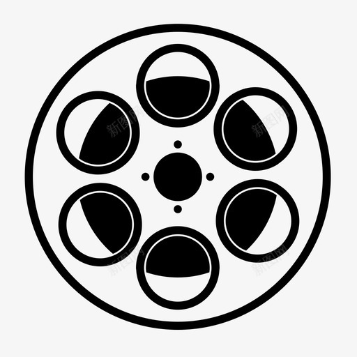 电影胶片胶片好莱坞图标svg_新图网 https://ixintu.com 好莱坞 娱乐 导演 拍摄 电影胶片 电影长条 胶片