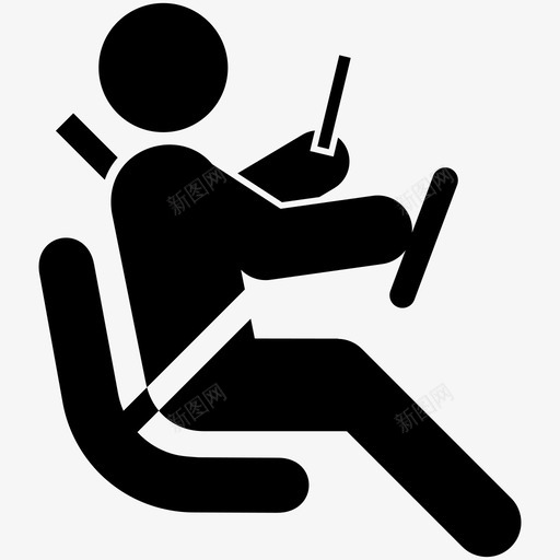 开车发短信开车发短信图标svg_新图网 https://ixintu.com 不打电话 危险 发短信 发短信开车 司机 开车 开车不打电话 系安全带 违法 鲁莽驾驶