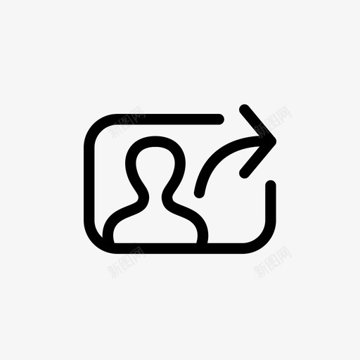 分享联系信息行动图标svg_新图网 https://ixintu.com 分享联系信息 行动