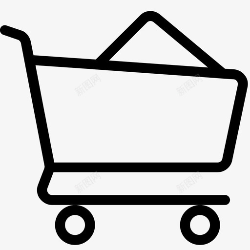 购物车物品礼品图标svg_新图网 https://ixintu.com 全套 物品 礼品 购物必需品 购物车