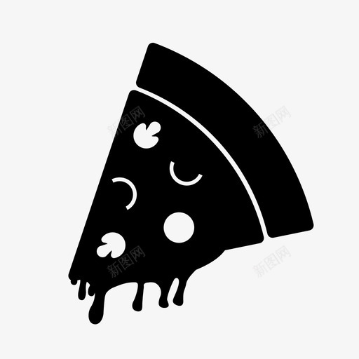 披萨美味西红柿图标svg_新图网 https://ixintu.com 外卖 披萨 披萨片 洋葱 美味 蘑菇 融化 西红柿 餐厅