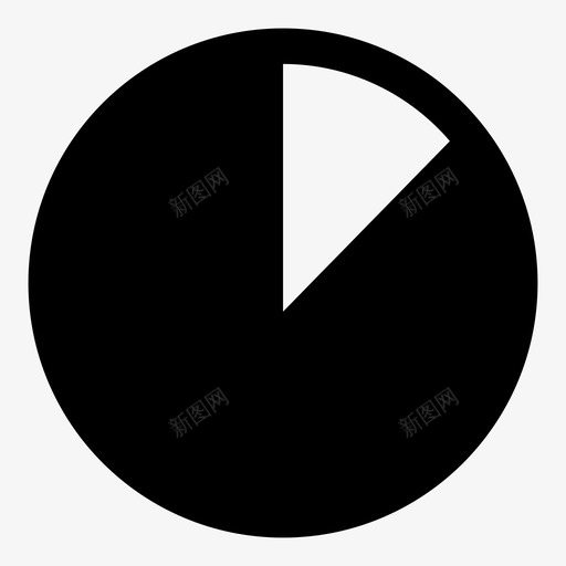 饼图倒计时图表图标svg_新图网 https://ixintu.com 倒计时 图表 持续时间 时间 百分比 饼图