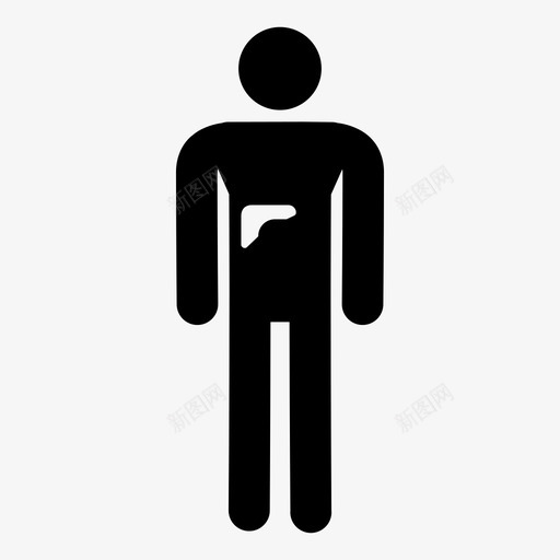 肝脏器官过滤器医学图标svg_新图网 https://ixintu.com 健康 医学 器官过滤器 男性 肝脏 解剖学 身体过滤器 身材