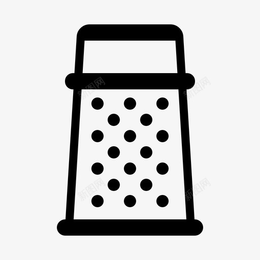 磨碎机器皿工具图标svg_新图网 https://ixintu.com 准备 厨师 厨房 厨房工具 器皿 奶酪磨碎机 工具 烘焙 烹饪 磨碎机 食物