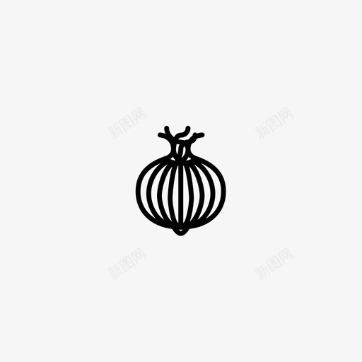 洋葱厨师烹饪图标svg_新图网 https://ixintu.com 厨师 根 洋葱 烹饪 蔬菜 配料 食物