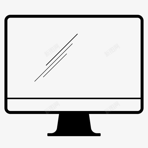 显示器屏幕响应式图标svg_新图网 https://ixintu.com imac 响应式 屏幕 接口 显示器 显示屏 桌面显示器 计算机屏幕 设备