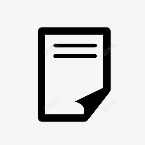 纸在我桌子上图标svg_新图网 https://ixintu.com 在我桌子上 纸