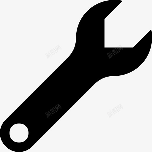 扳手调整构建图标svg_新图网 https://ixintu.com 修复 图标 工具 扳手 构建 编辑 设置 调整