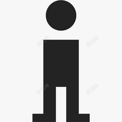 人抽象截肢图标svg_新图网 https://ixintu.com 人 人物 卡通 截肢 抽象 无臂