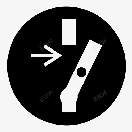 iso7010维护断开标志iso7010强制措施标志图标svg_新图网 https://ixintu.com iso7010强制措施标志 iso7010维护断开标志
