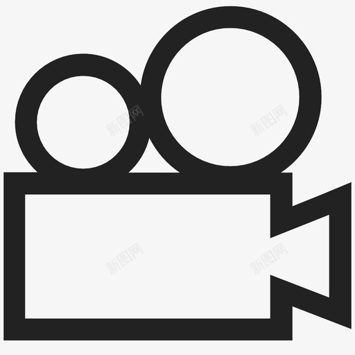 摄像机录音机电影摄像机图标svg_新图网 https://ixintu.com 录音机 摄像机 电影摄像机 胶卷摄像机