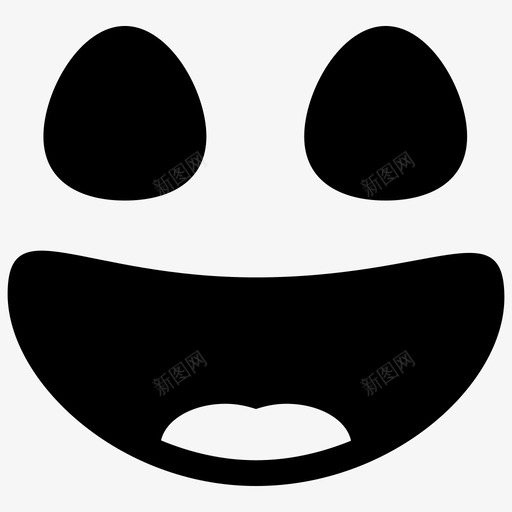 脸牛蛙青蛙图标svg_新图网 https://ixintu.com 微笑 快乐 牛蛙 脸 蟾蜍 青蛙
