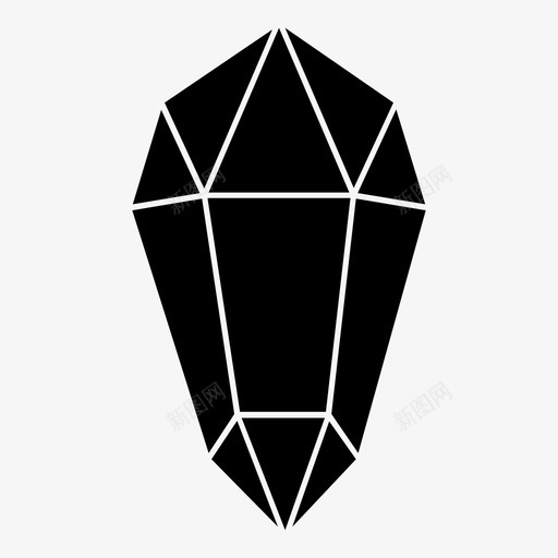 水晶碎片红宝石图标svg_新图网 https://ixintu.com 宝石 水晶 珠宝 矿物 碎片 稀有 红宝石 财富