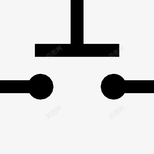 瞬时接触开关电子电路电子图标svg_新图网 https://ixintu.com 工程 工程师 技术 电子 电子电路 瞬时接触开关 硬件 莫尔斯