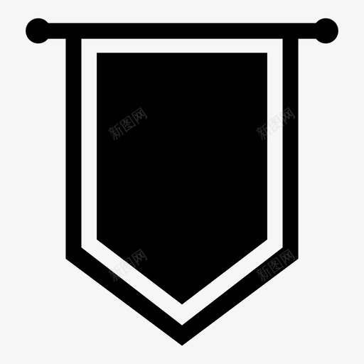 横幅旗帜标志图标svg_新图网 https://ixintu.com 旗帜 标志 横幅