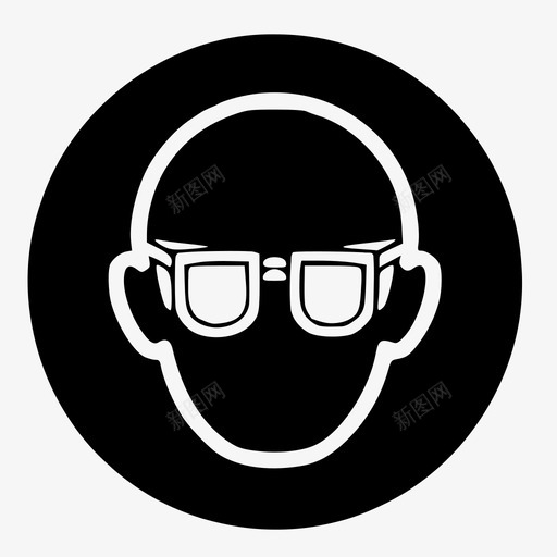 iso 7010-眼睛保护标志iso 7010强制性行动标志图标svg_新图网 https://ixintu.com iso 7010-眼睛保护标志 iso 7010强制性行动标志