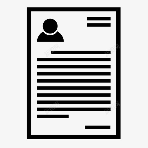 简介简历求职信图标svg_新图网 https://ixintu.com 文件 求职信 简介 简历 表格