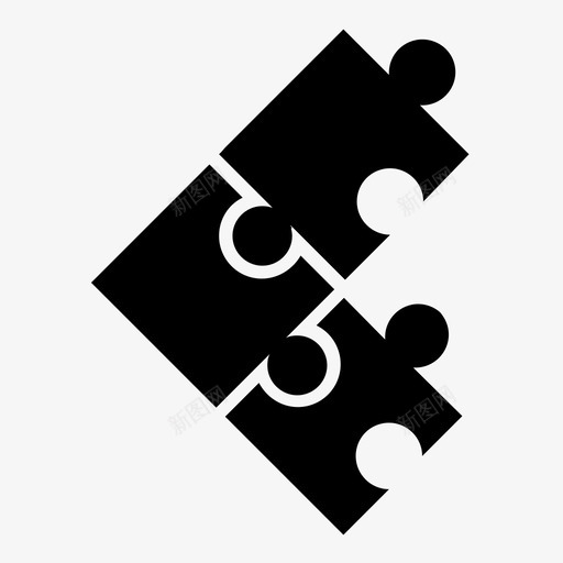 拼图挑战游戏图标svg_新图网 https://ixintu.com 令人费解 拼图 挑战 游戏