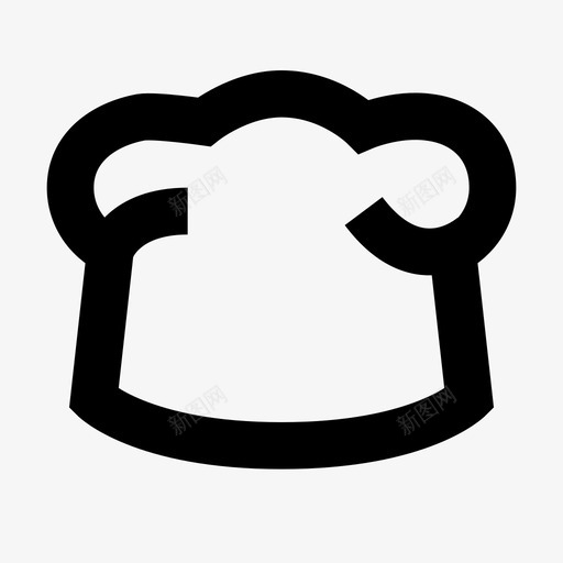 厨师帽厨师烹饪图标svg_新图网 https://ixintu.com 副厨师长 厨师 厨师帽 头饰 烹饪 非常基本安卓l棒棒糖图标包