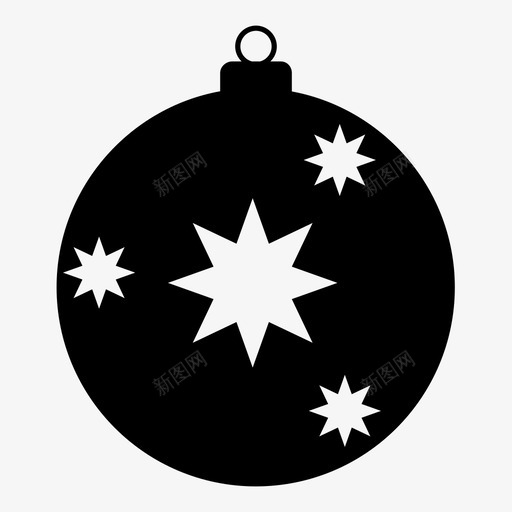 装饰品圣诞节星星图标svg_新图网 https://ixintu.com 叮当 圣诞系列 圣诞老人 圣诞节 帽子 星星 白天 秋天 装饰品 雪 魔术