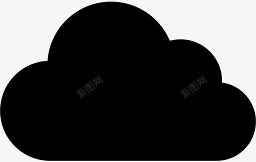 云风暴天空图标svg_新图网 https://ixintu.com 乌云 云 多云 天空 朦胧 阴天 阴暗 雨 风暴 黑暗
