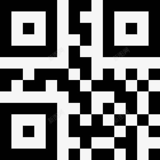 二维码数字码链接图标svg_新图网 https://ixintu.com 二维码 扫描 数字码 链接
