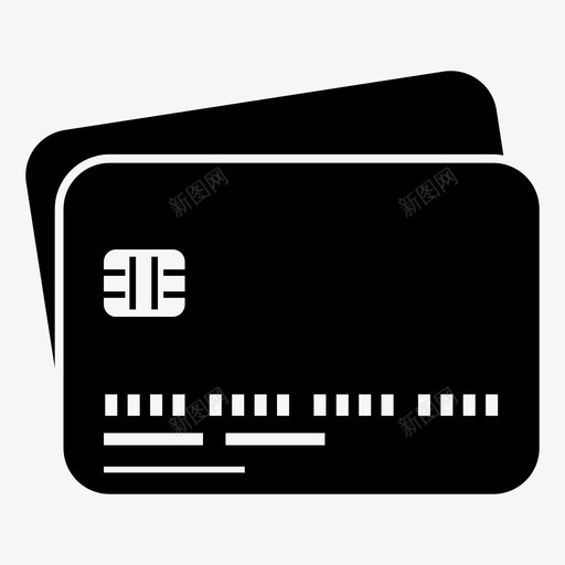 信用卡经济货币图标svg_新图网 https://ixintu.com 信用卡 商店 支付 电子商务 经济 货币 购买 购物 购物者