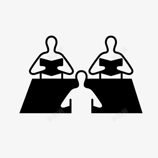 小组阅读图书馆学习图标svg_新图网 https://ixintu.com 图书馆 学习 学习小组 小组阅读 表格