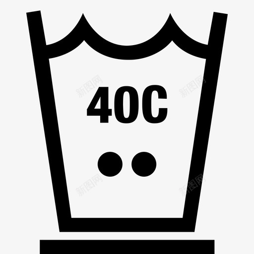 清洗40c恒压机肥皂标签图标svg_新图网 https://ixintu.com 标签 洗涤 洗涤符号 清洗40c恒压机 温水 温水40c恒压清洗 肥皂 通用清洗