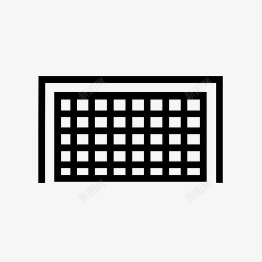 足球进球体育体育用品图标svg_新图网 https://ixintu.com 体育 体育用品 足球进球