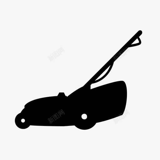 割草机工具动力图标svg_新图网 https://ixintu.com 修剪 割草机 动力 工具 工程 机器 移动器 花园 草地