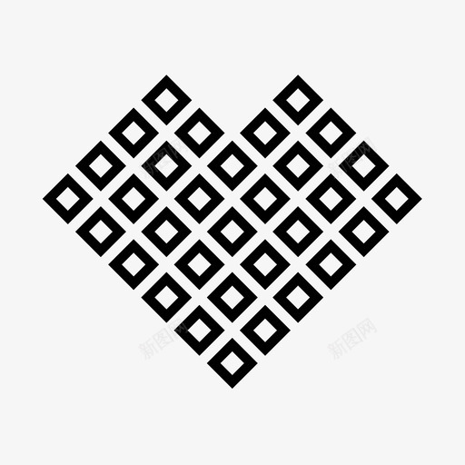 心插图在爱图标svg_新图网 https://ixintu.com 在爱 心 情人节 插图 激情 爱 生活 程式化 程式化的心