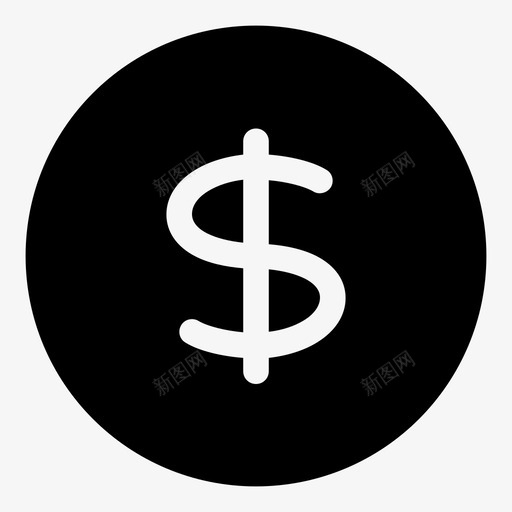 美元购买货币图标svg_新图网 https://ixintu.com 兑换 现金 硬币 经济 美元 货币 购买