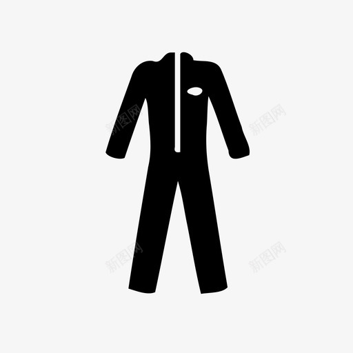 强制性工作服防护服要求图标svg_新图网 https://ixintu.com iso 7010强制性行动标志 安全工作服 安全性 安全性服装 安全装置 强制性工作服 要求 规则 防护服