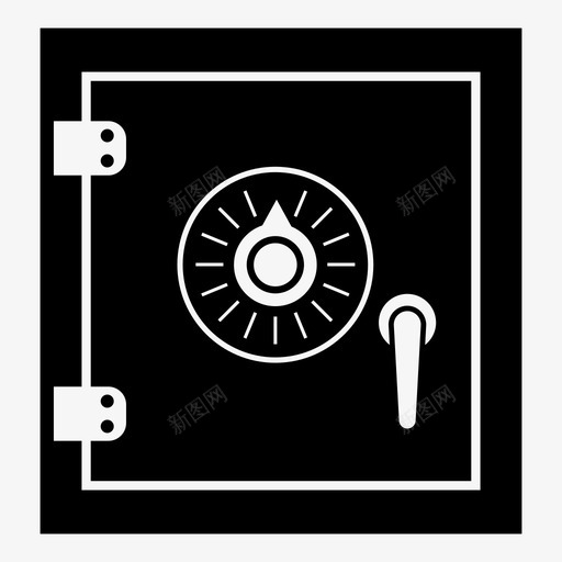 保险箱储蓄金属图标svg_新图网 https://ixintu.com 保险箱 储蓄 珠宝 硬币 金属 铁 黄金