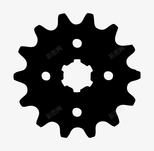 链轮图标svg_新图网 https://ixintu.com 链轮