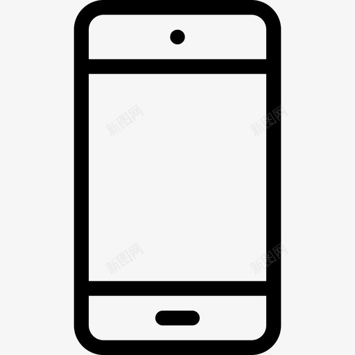 智能手机互动设备ios图标svg_新图网 https://ixintu.com ios 互动设备 屏幕 形状 手机 技术 智能手机 桌面应用程序 线图标
