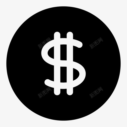 美元购买货币图标svg_新图网 https://ixintu.com 兑换 现金 硬币 经济 美元 货币 购买 银行
