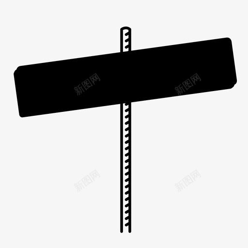 路标指路寻路器图标svg_新图网 https://ixintu.com 寻路器 导航 指路 支架 标志 标牌 路标