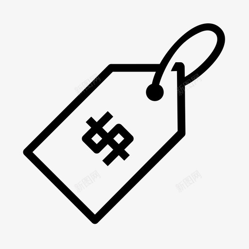 销售标签在售价格图标svg_新图网 https://ixintu.com 价格 优惠 商业图标 商店 在售 经济 购买 购物 购物者 销售标签