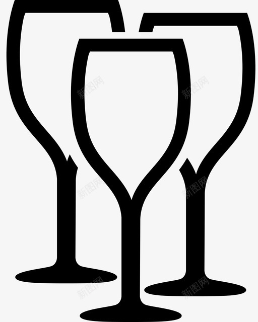酒杯干杯杯子图标svg_新图网 https://ixintu.com 干杯 杯子 酒杯 饮料