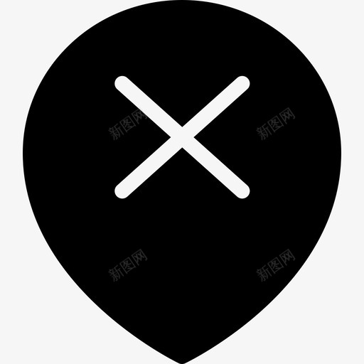 地图标记引导插图svg_新图网 https://ixintu.com 位置 地图和位置实心 地图标记 导航 引导 插图 搜索 路径 路线