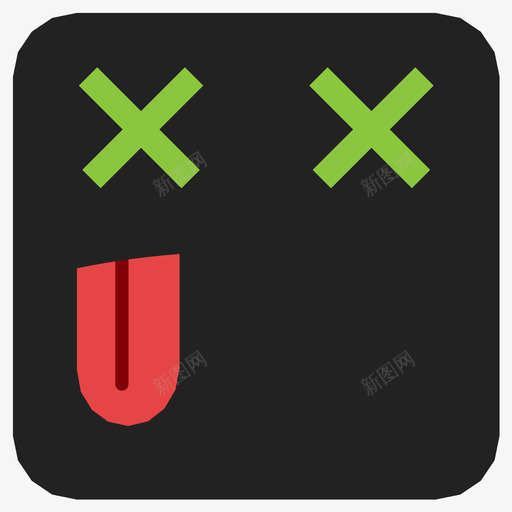 死去的图标svg_新图网 https://ixintu.com 死去的