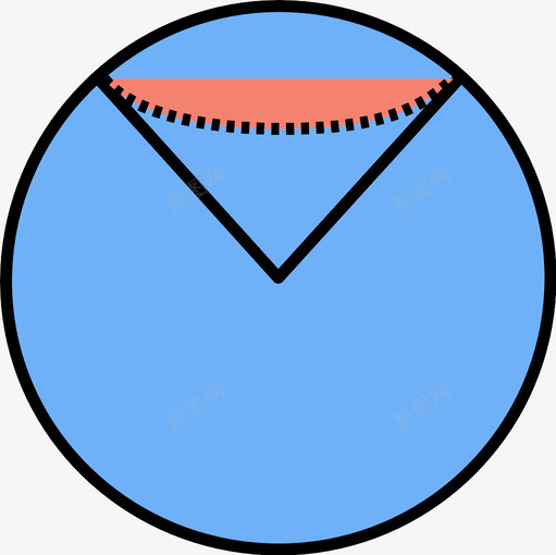 球面扇形三维球体图标svg_新图网 https://ixintu.com 三维 体积 形状 物体 球体 球面扇形