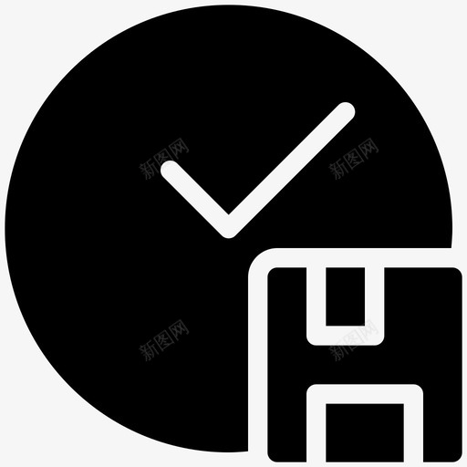 时间备份秒形状图标svg_新图网 https://ixintu.com 告诉时间 实心图标 形状 时间备份 时间实心 时间轨迹 标志 秒 计时器