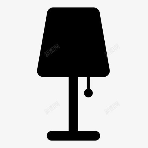 采购产品灯台灯家具图标svg_新图网 https://ixintu.com 台灯 家具 灯 灯罩 照明 采购产品灯