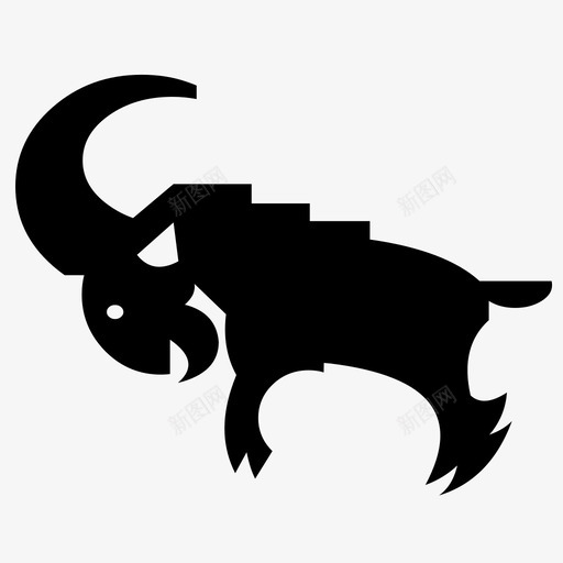 摩羯座星座预言图标svg_新图网 https://ixintu.com 出生日期 占星术 太阳星座 摩羯座 日期 星座 未来 生日 预言