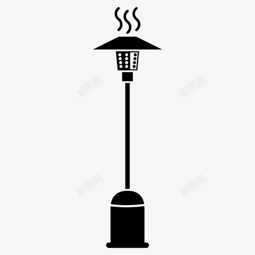空间加热器加热热图标svg_新图网 https://ixintu.com 加热 平台 温暖 热 空间加热器